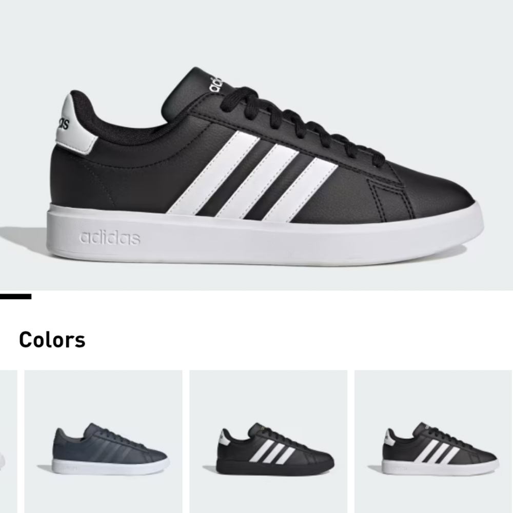 Adidas Classic Black with White Stripes Shoes